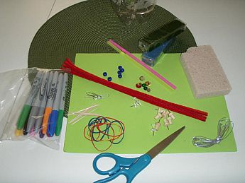 Some materials used in this activity (Image credit: Carol Smith)