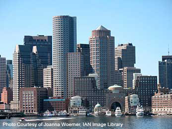 Excess nutrients from urbanization. Boston city